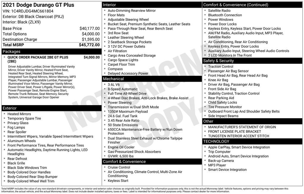 Used 2021 Dodge Durango GT image 12