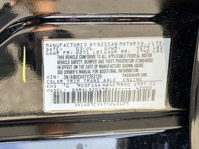 New 2026 Nissan Sentra SV w/ Floor Mat Package FWD image 25