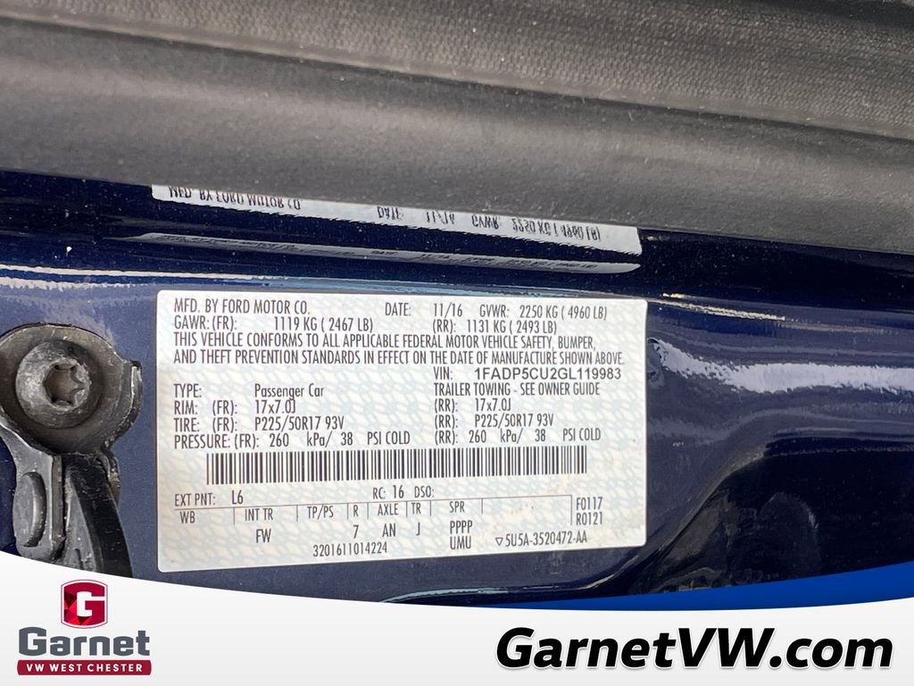 Used 2016 Ford C-MAX Energi SEL w/ Equipment Group 302A image 15