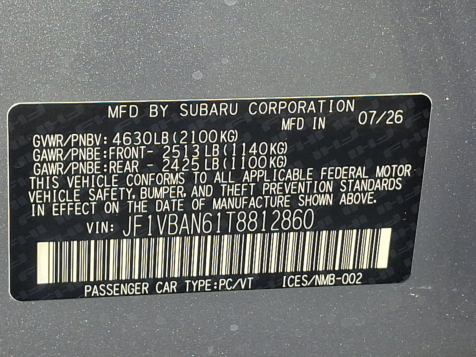 New 2026 Subaru WRX Limited AWD/4WD image 18