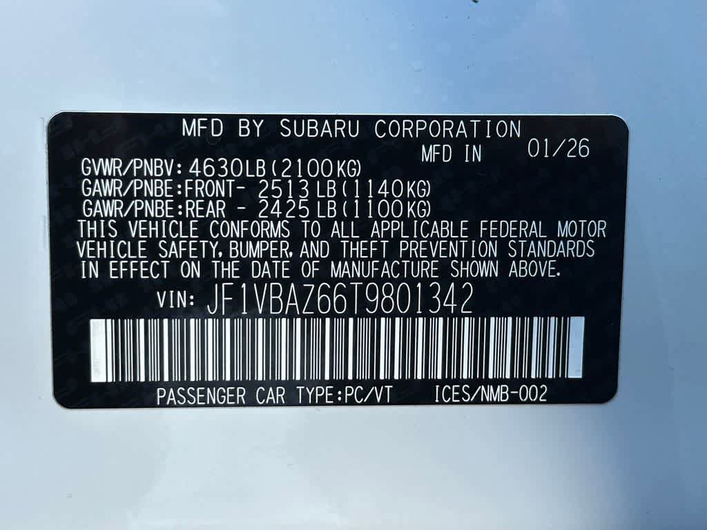 New 2026 Subaru WRX tS w/ Popular Package #2 AWD/4WD image 21