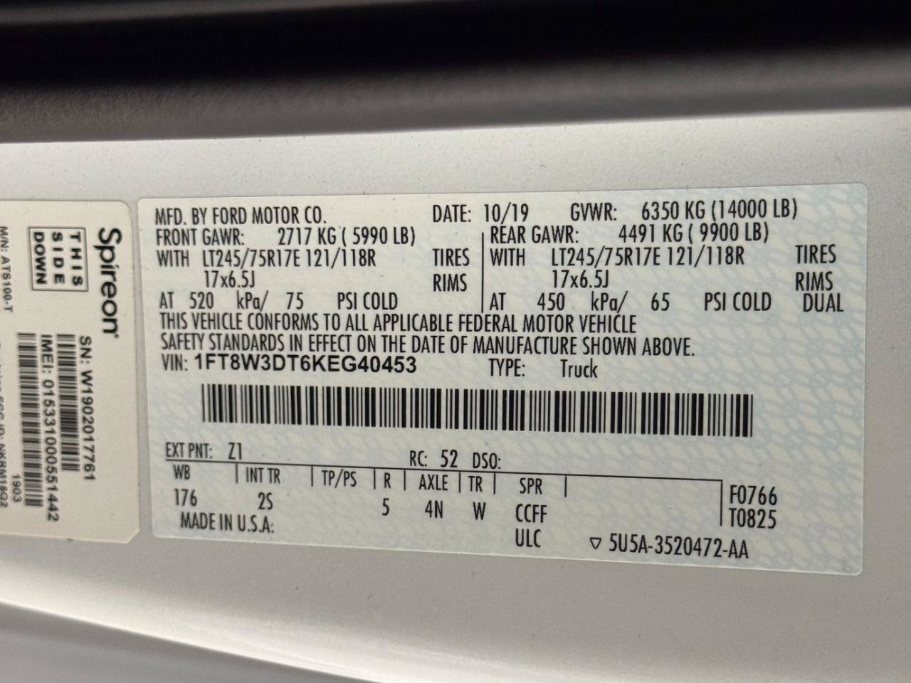 Used 2019 Ford F350 XLT w/ XLT Premium Package AWD/4WD image 66