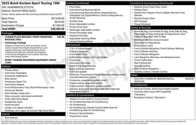 Used 2025 Buick Enclave Sport Touring image 15