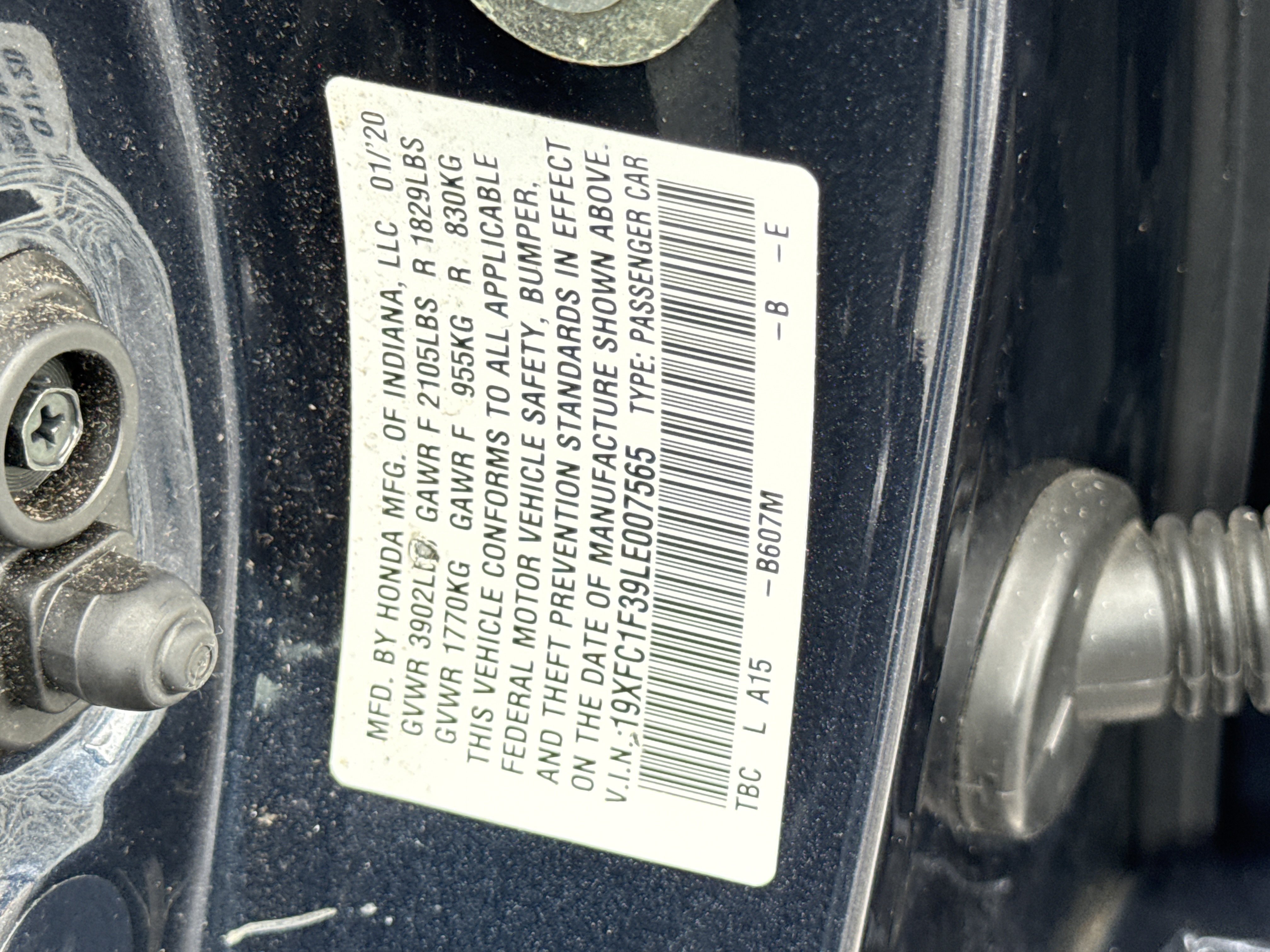 Certified 2020 Honda Civic EX image 41