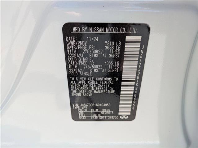 Used 2025 INFINITI QX80 Sensory w/ Exterior Package image 27