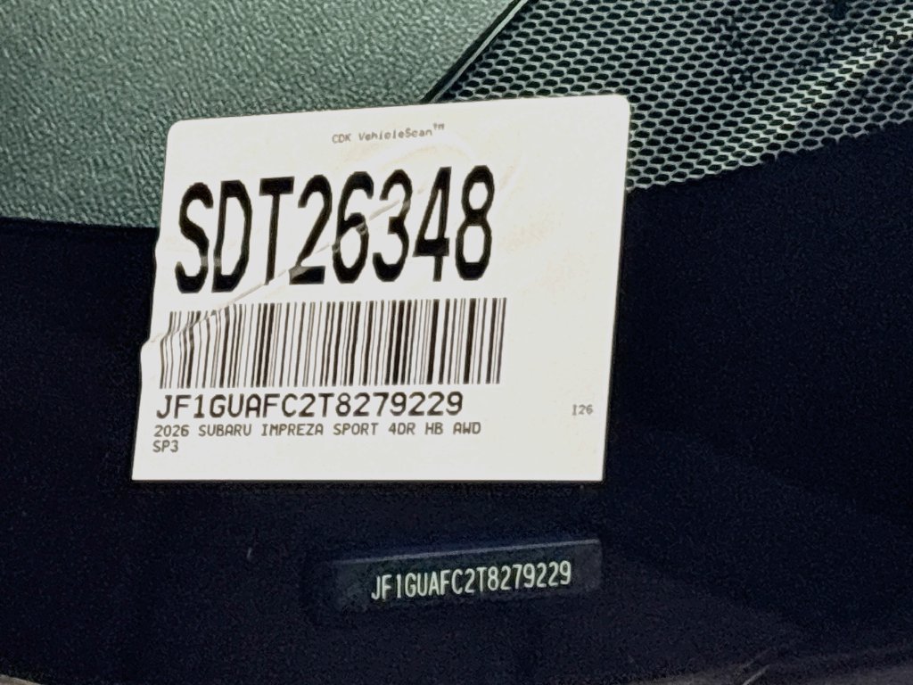 New 2026 Subaru Impreza 2.0i Sport AWD/4WD image 25