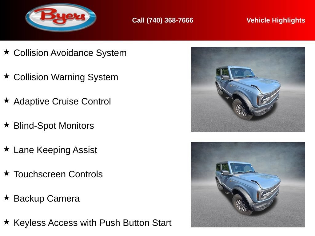 Used 2023 Ford Bronco Badlands AWD/4WD image 10