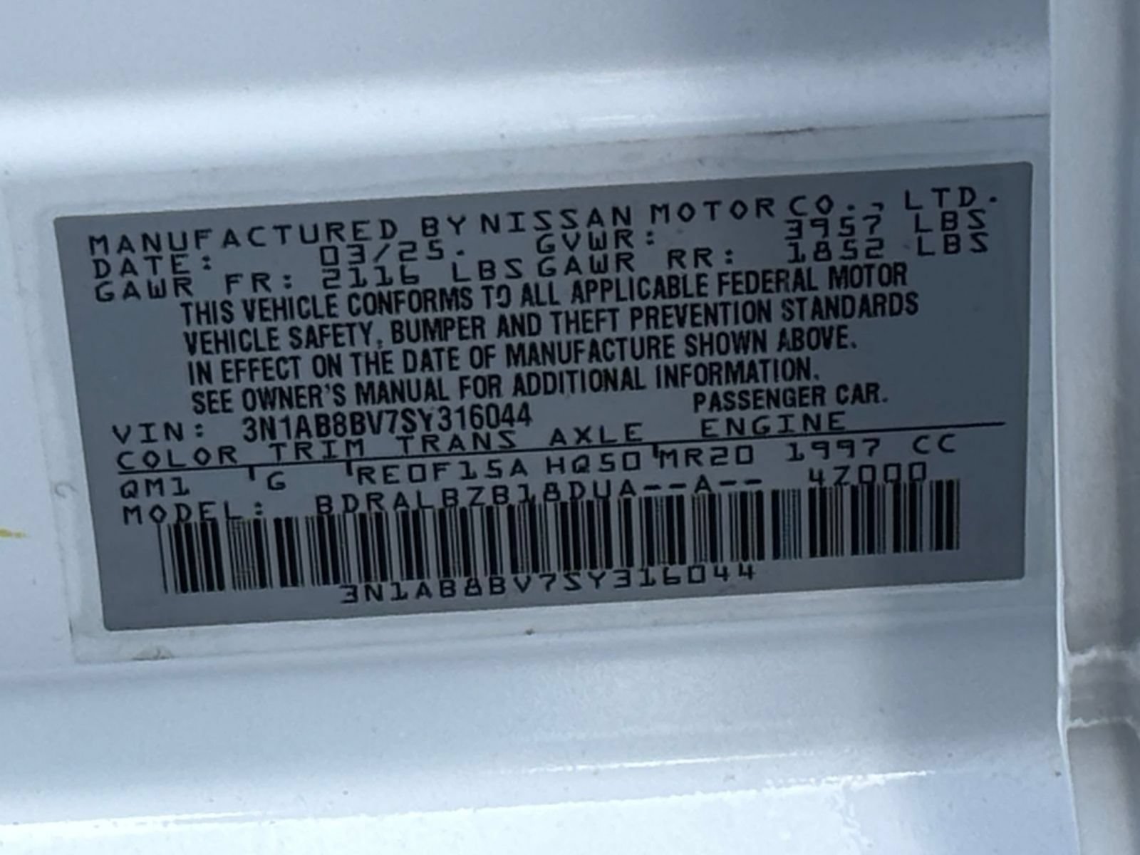 Used 2025 Nissan Sentra S FWD image 20