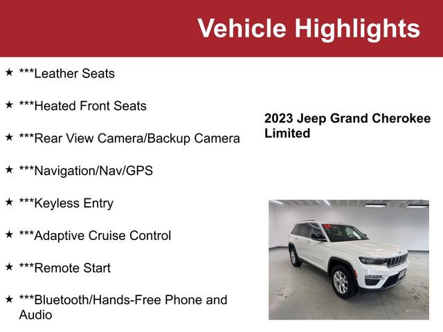 Used 2023 Jeep Grand Cherokee Limited image 2