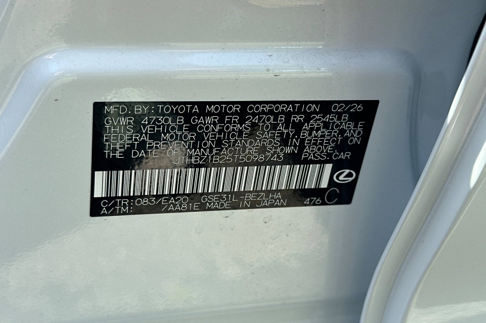 New 2026 Lexus IS 350 F Sport image 22