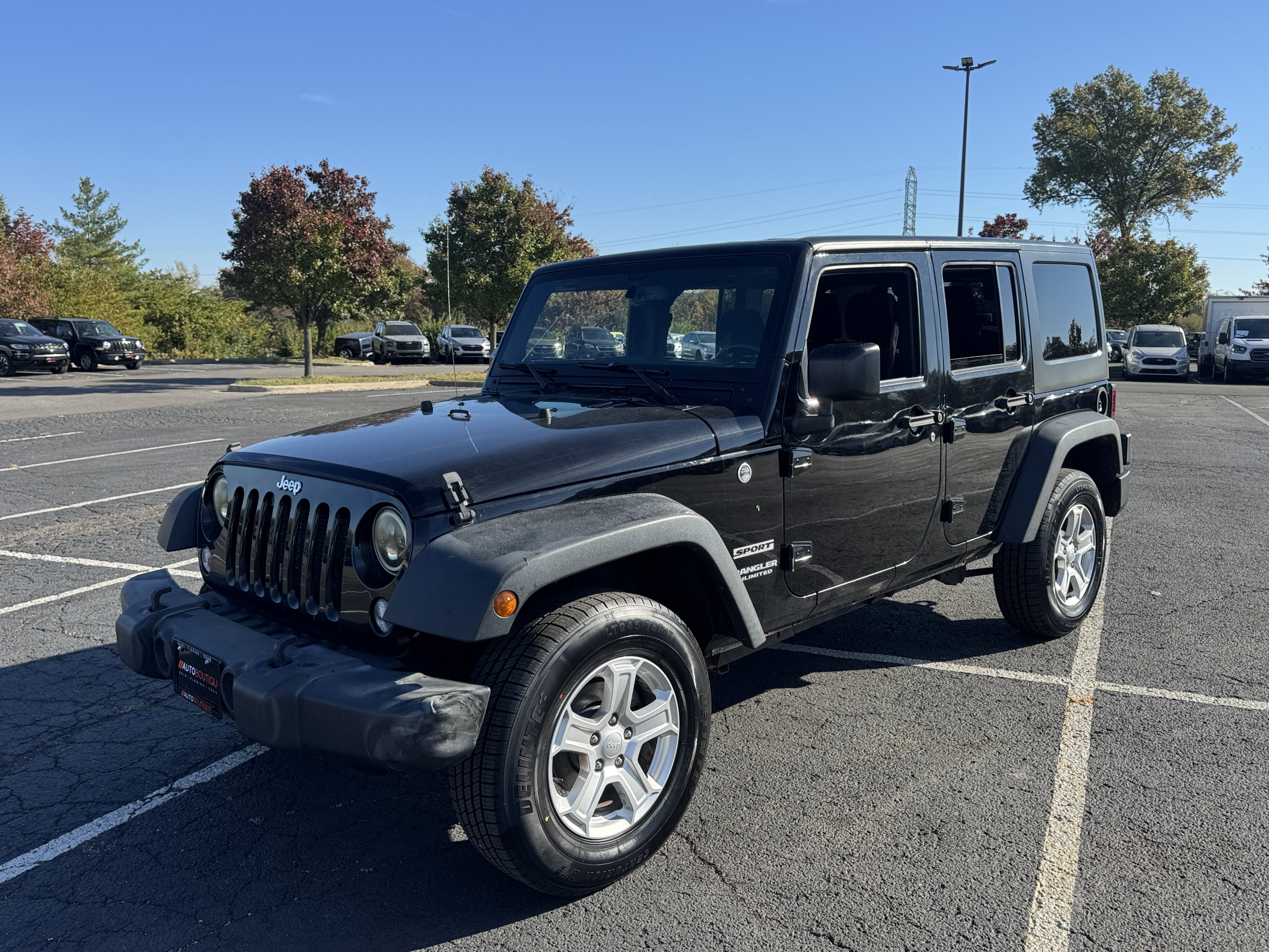 Used 2017 Jeep Wrangler Unlimited Sport w/ Quick Order Package 24S AWD/4WD image 27