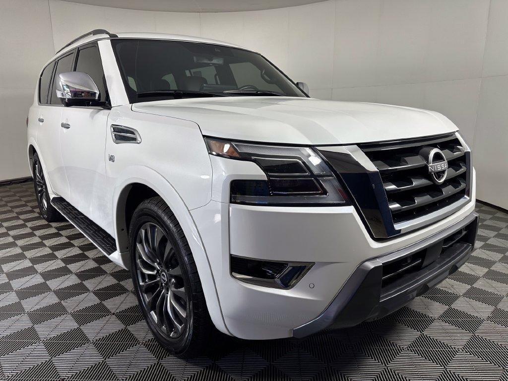 Used 2021 Nissan Armada Platinum w/ Captain's Chairs Package AWD/4WD image 7