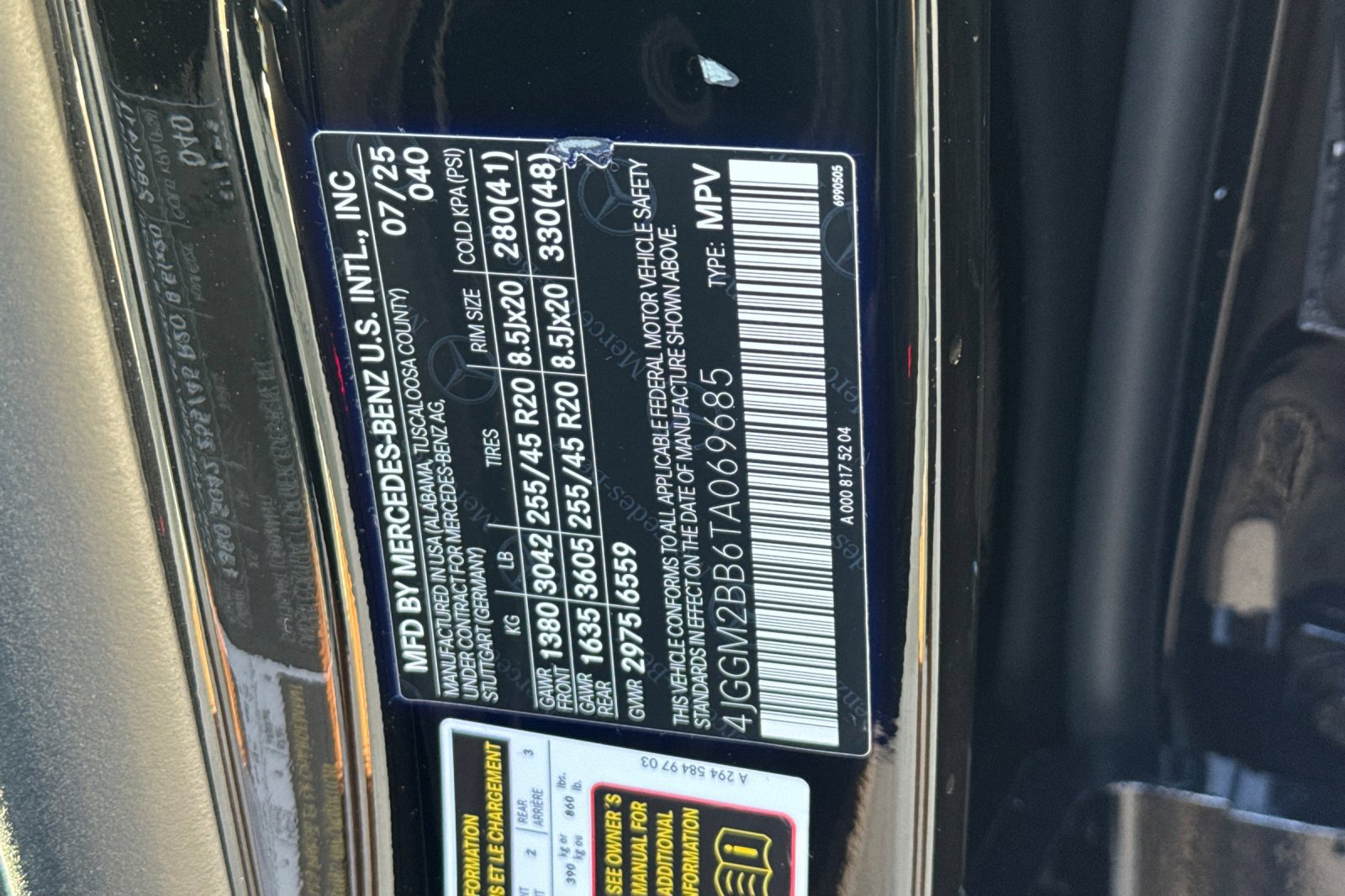 Certified 2026 Mercedes-Benz EQE 320+ SUV image 40