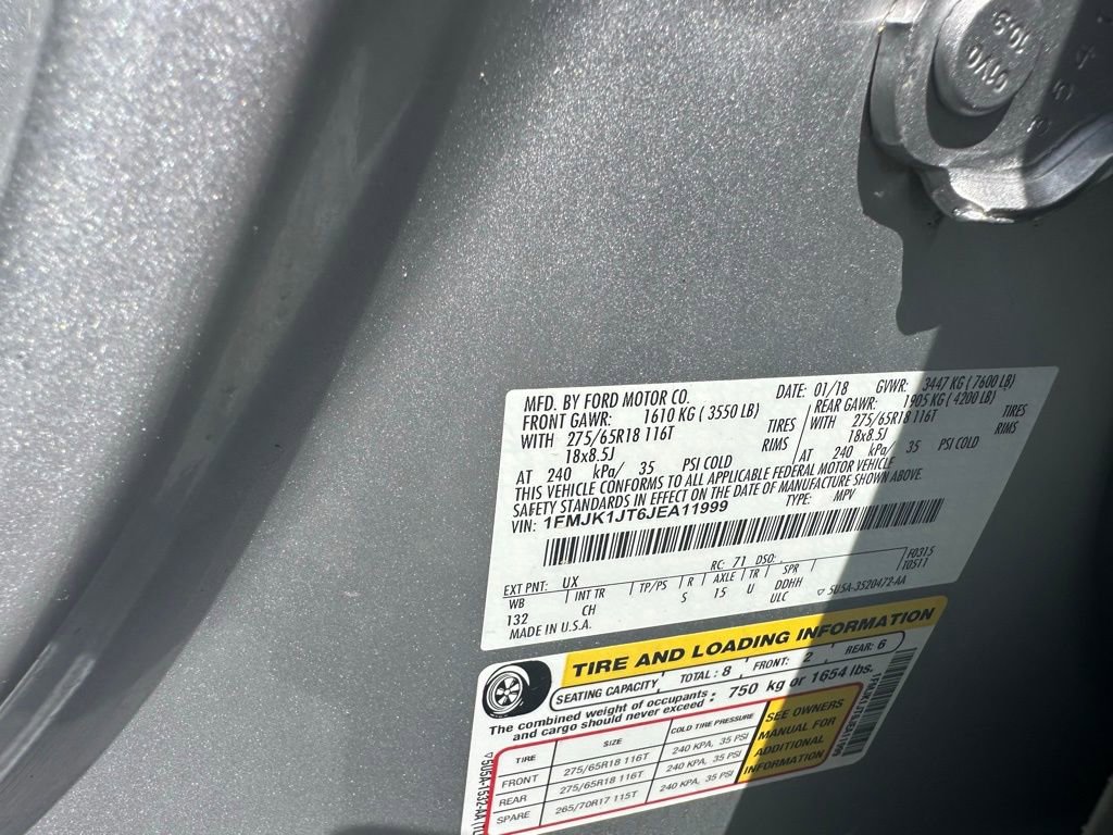 Used 2018 Ford Expedition Max XLT w/ Equipment Group 202A AWD/4WD image 35