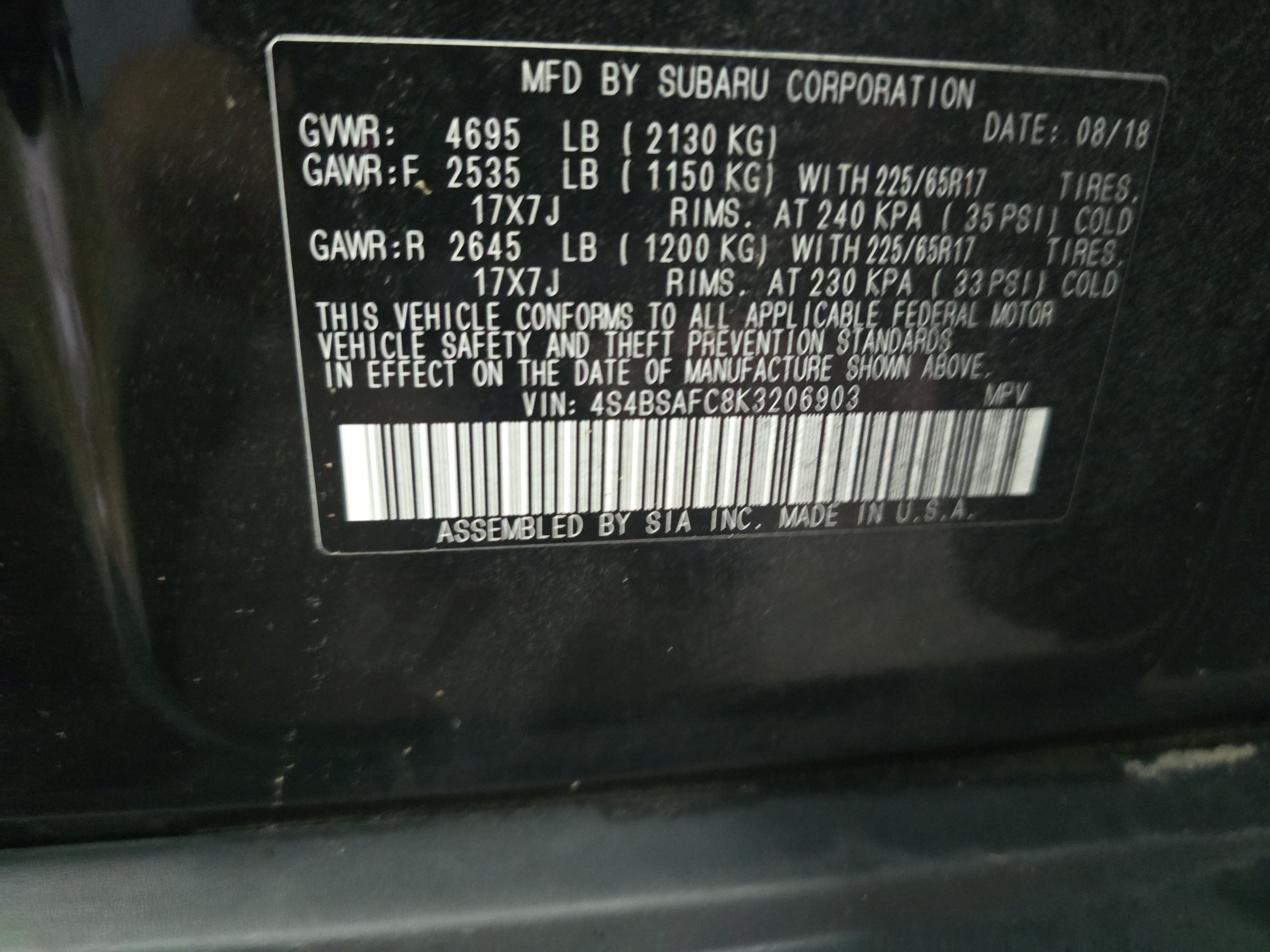 Used 2019 Subaru Outback 2.5i Premium AWD/4WD image 34