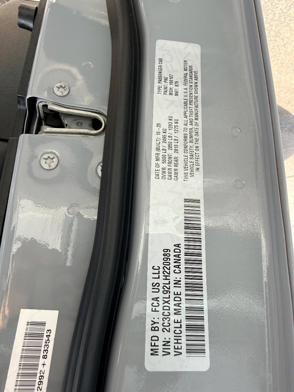Used 2020 Dodge Charger SRT Hellcat RWD image 39