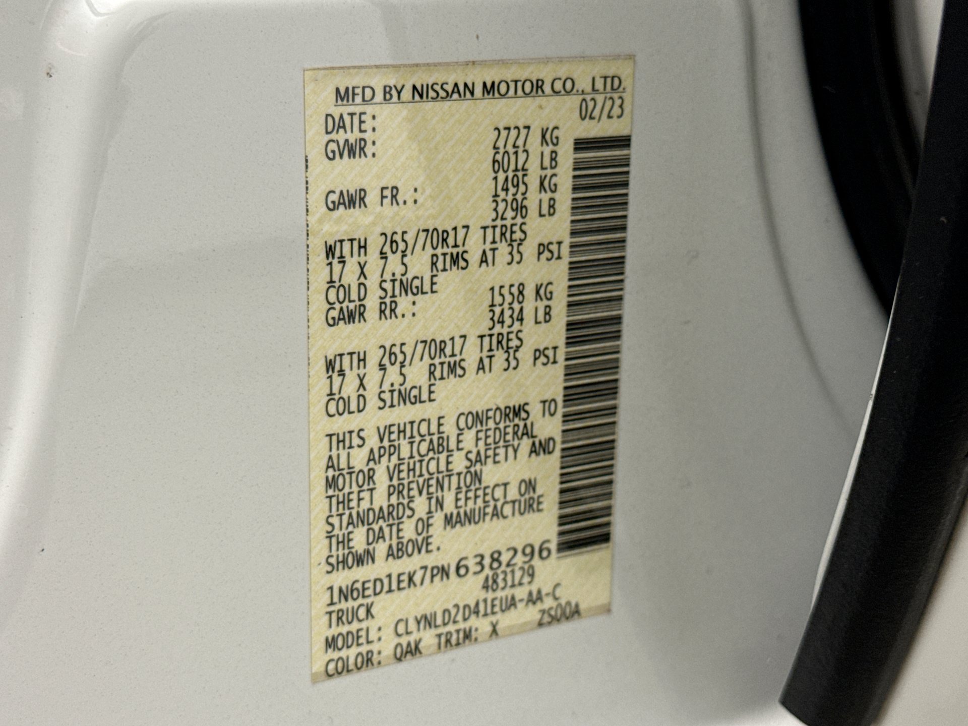 Used 2023 Nissan Frontier PRO-4X w/ Technology Package AWD/4WD image 25