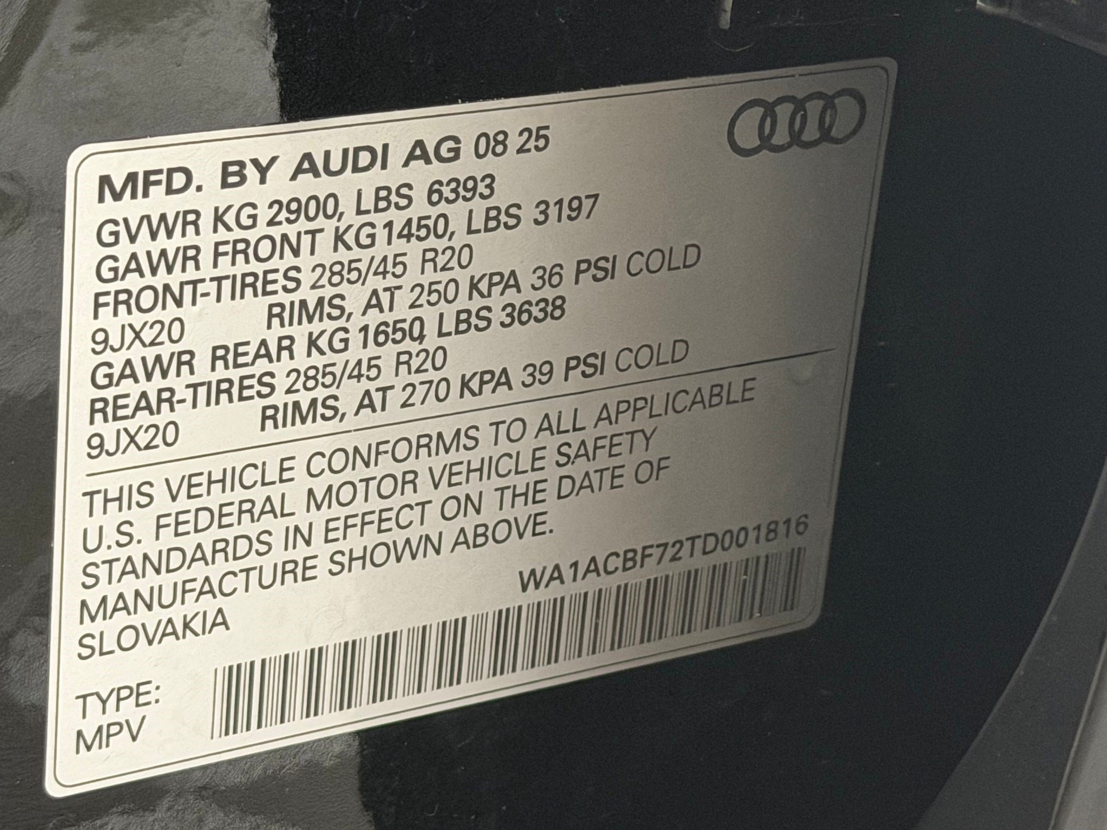 Certified 2026 Audi Q7 2.0T Premium w/ Convenience Plus Package AWD/4WD image 26