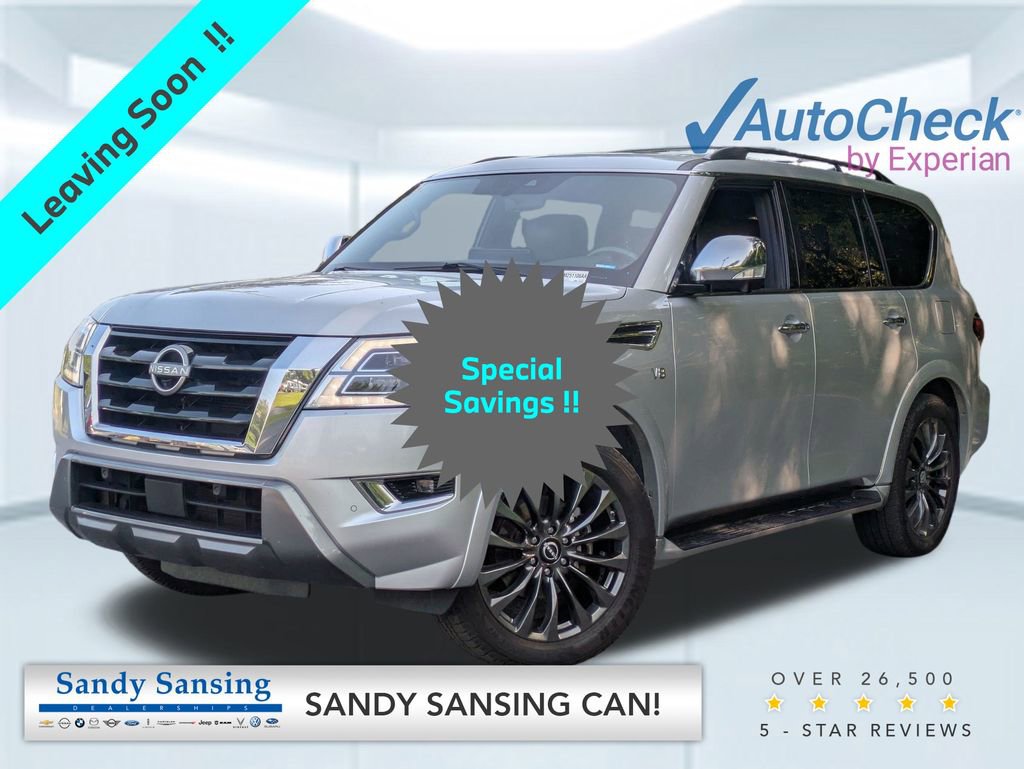 Used 2021 Nissan Armada Platinum w/ Captain's Chairs Package