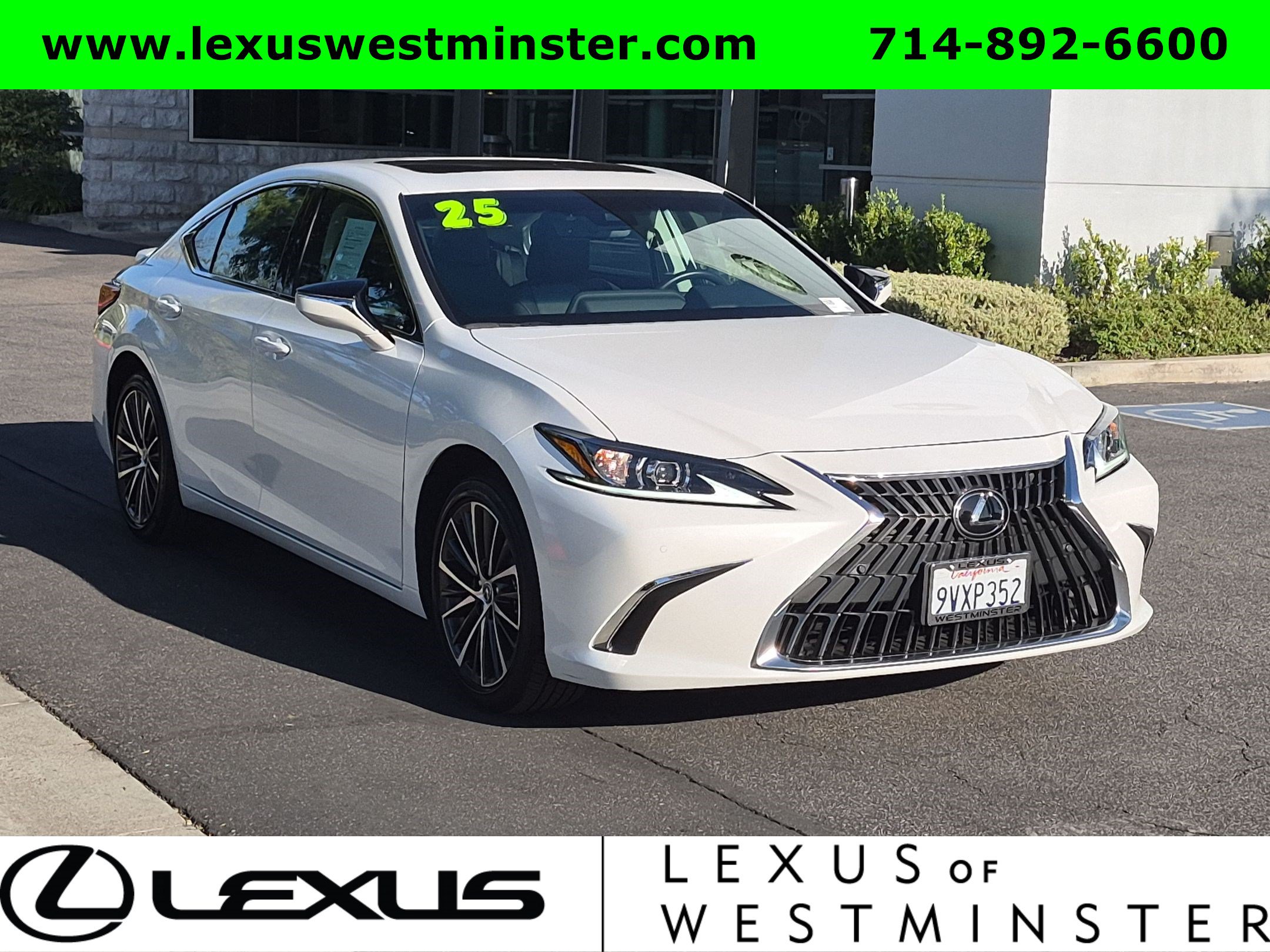 Certified 2025 Lexus ES 300h w/ Premium Package FWD image 3