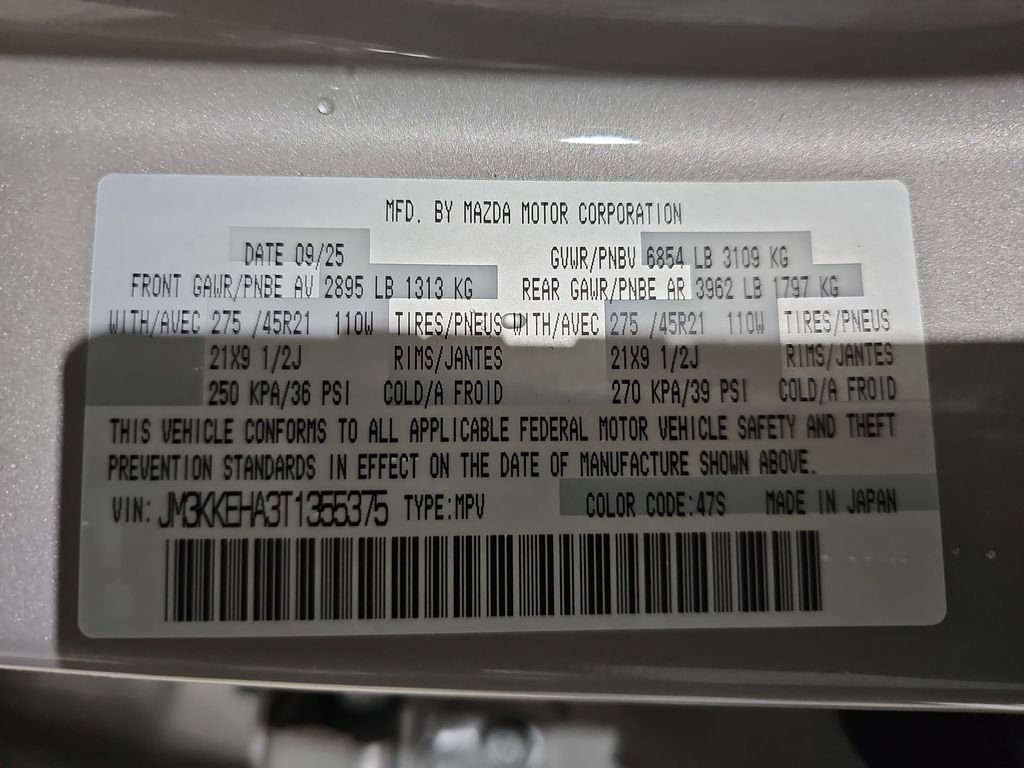 New 2026 MAZDA CX-90 Plug-In Hybrid w/ Premium Plus AWD/4WD image 37