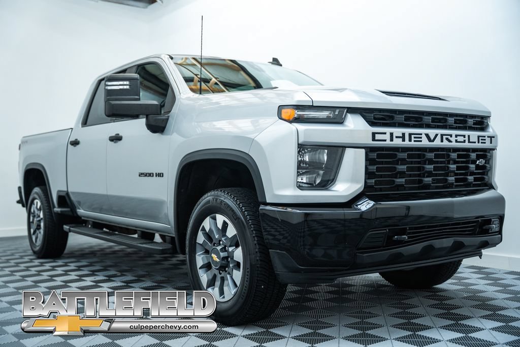 Used 2022 Chevrolet Silverado 2500 Custom w/ Custom Value Package AWD/4WD image 1