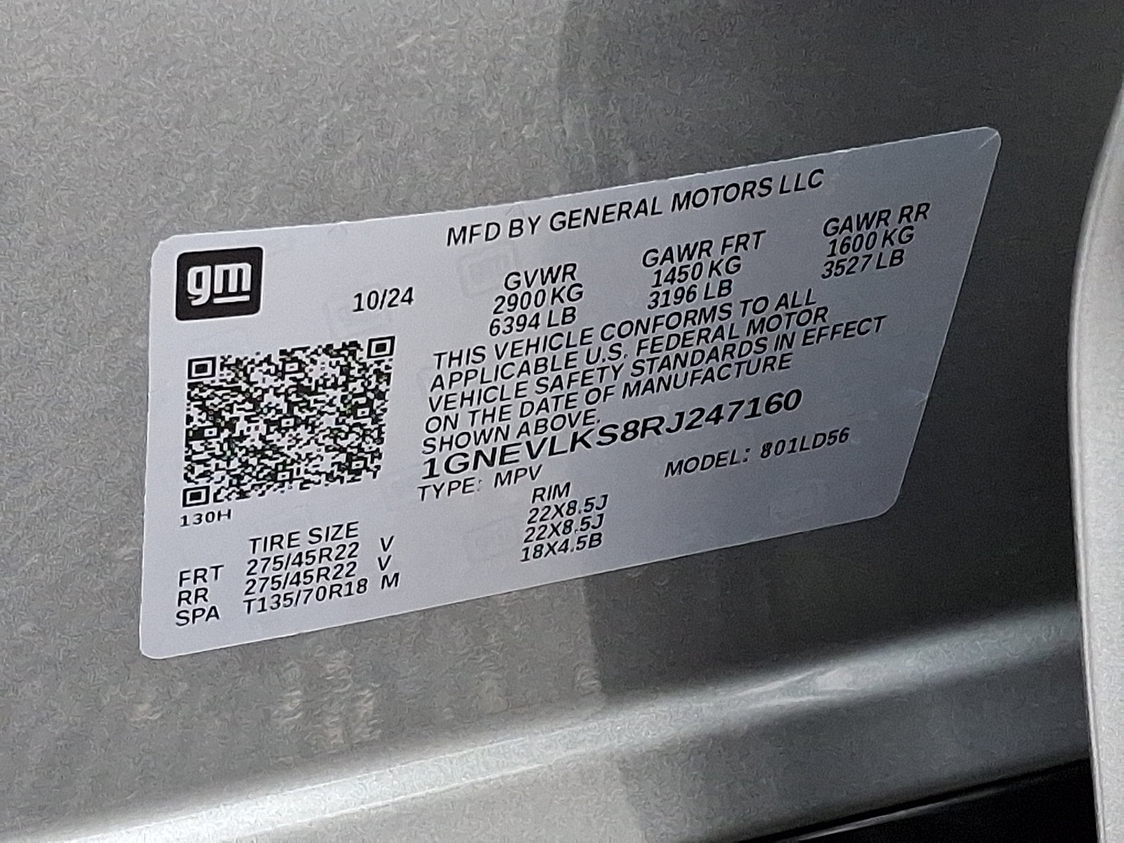 Certified 2024 Chevrolet Traverse RS AWD/4WD image 30