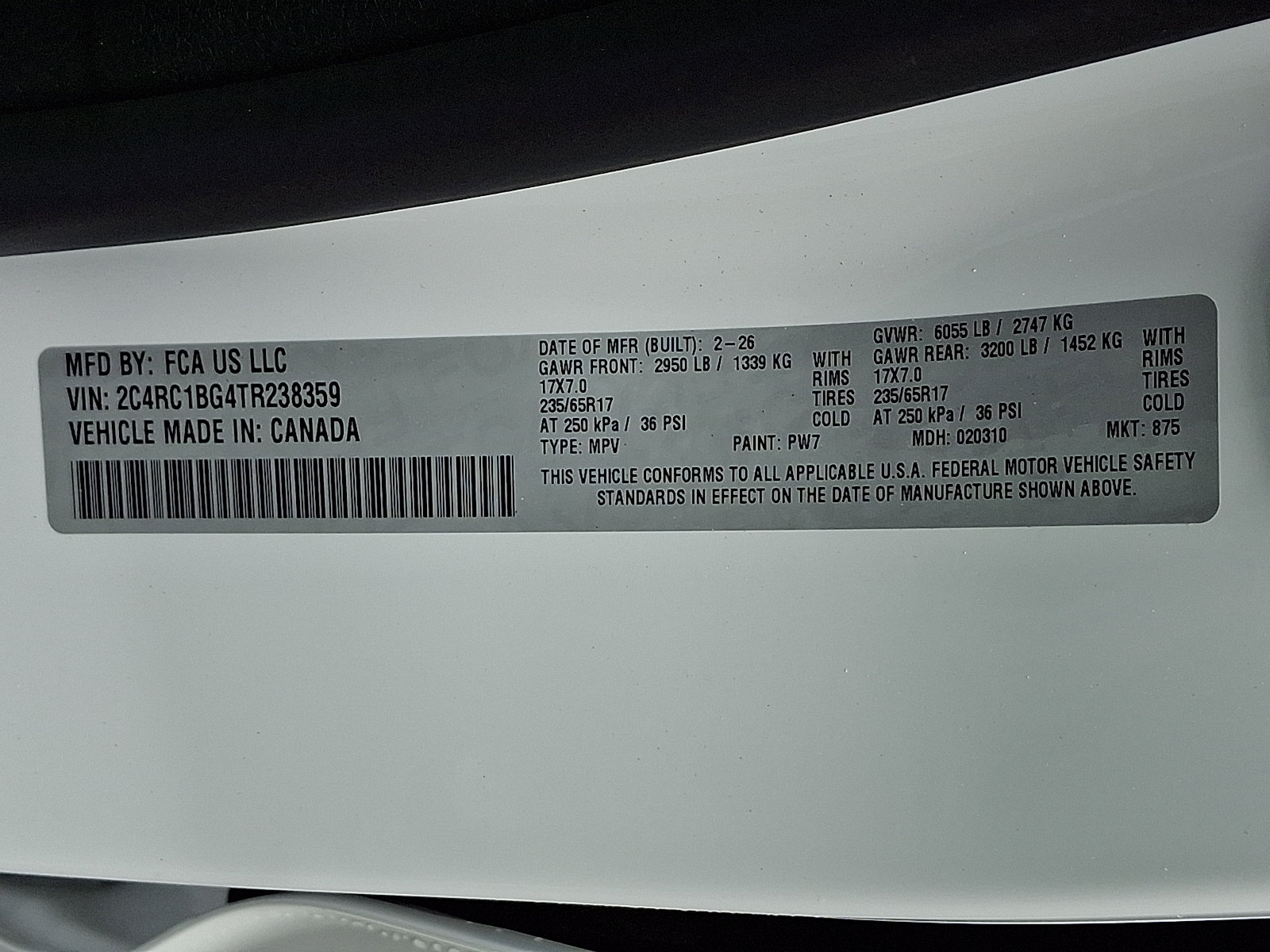 New 2026 Chrysler Pacifica Select FWD image 16
