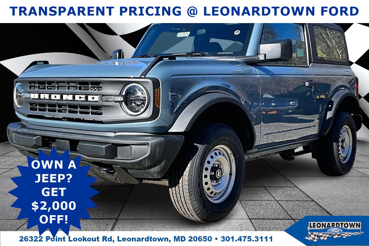 New 2025 Ford Bronco 2-Door image 1