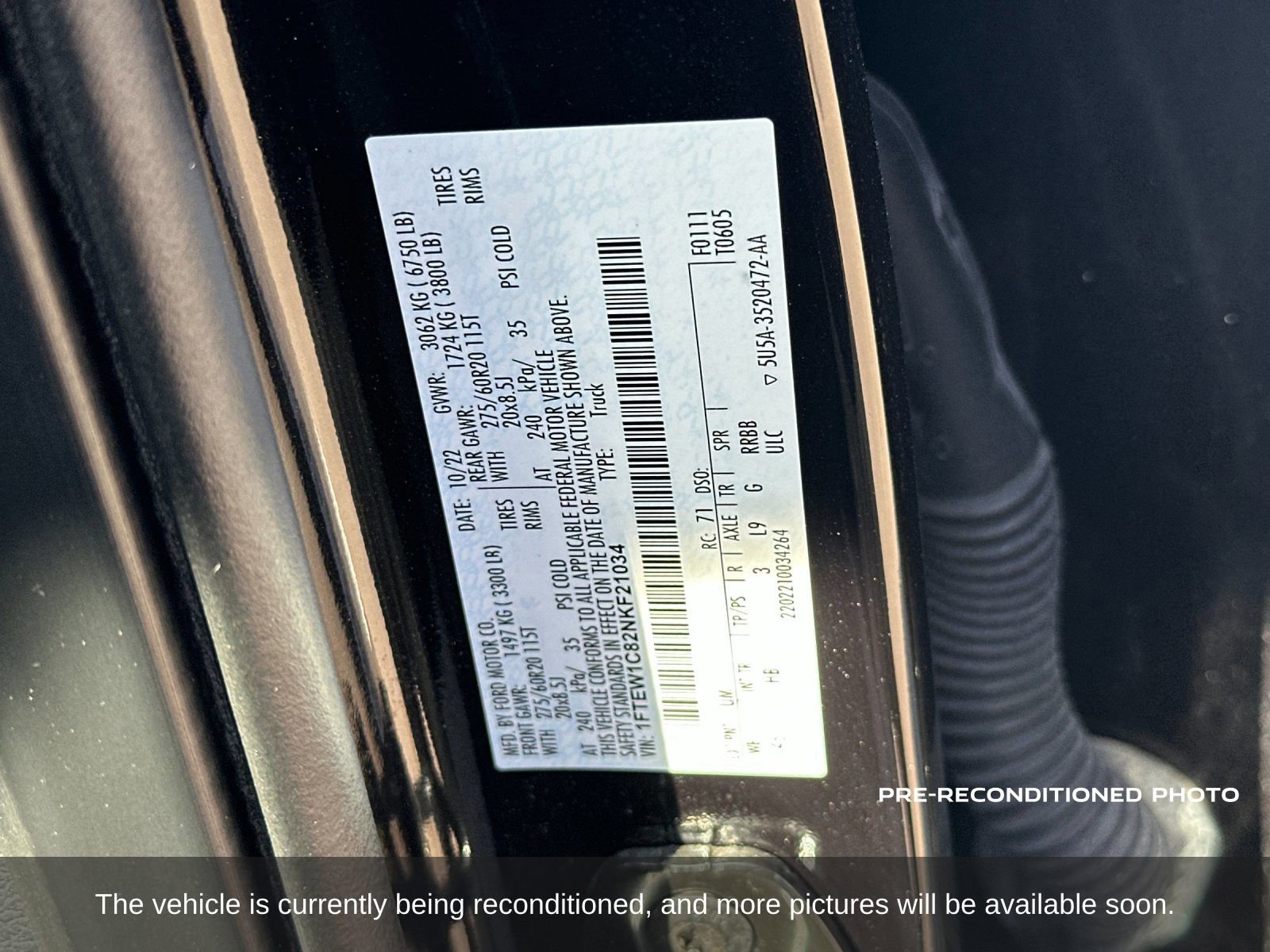 Used 2022 Ford F150 Lariat RWD image 16