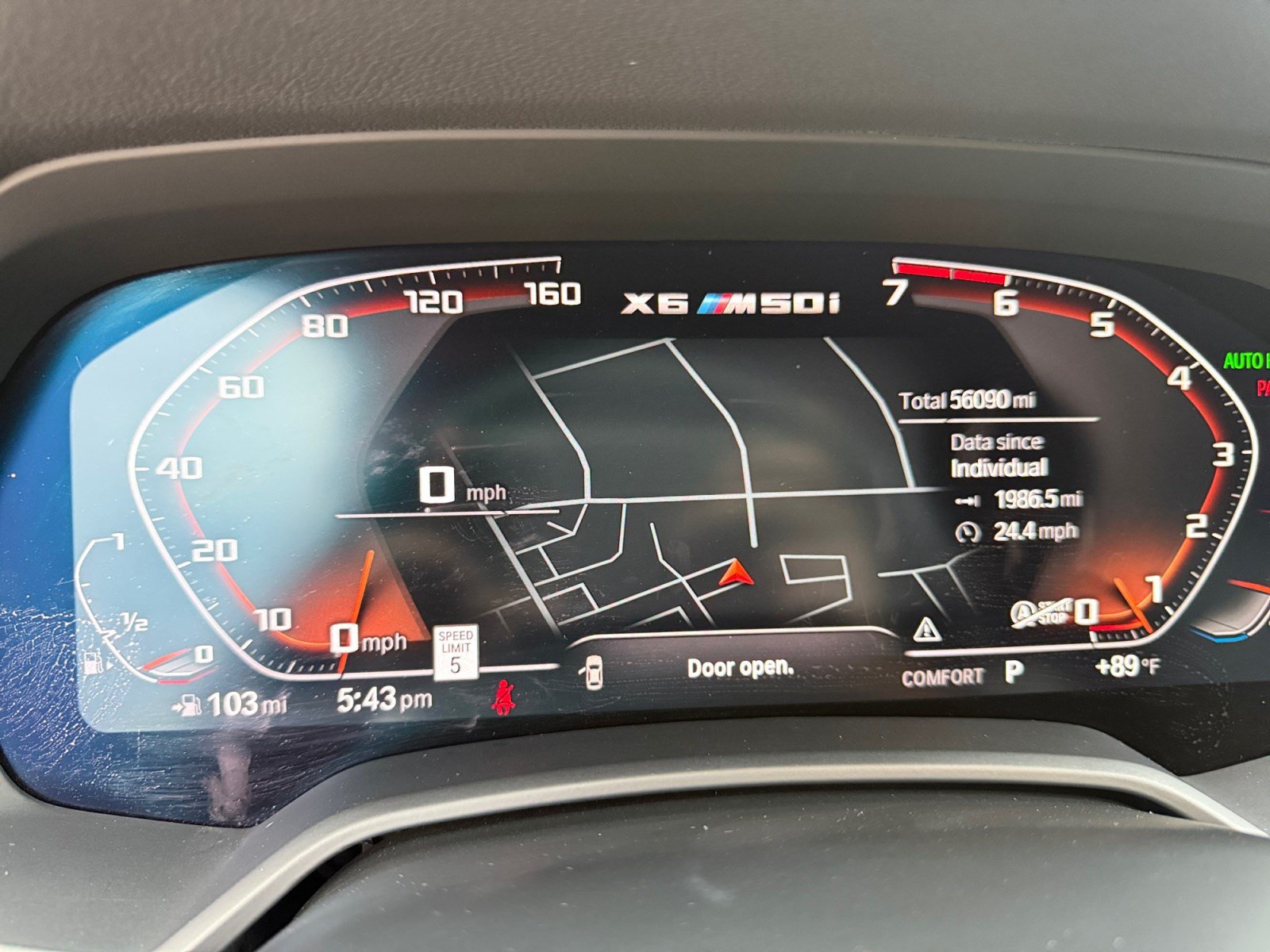 Used 2023 BMW X6 M50i w/ Parking Assistance Package AWD/4WD image 10