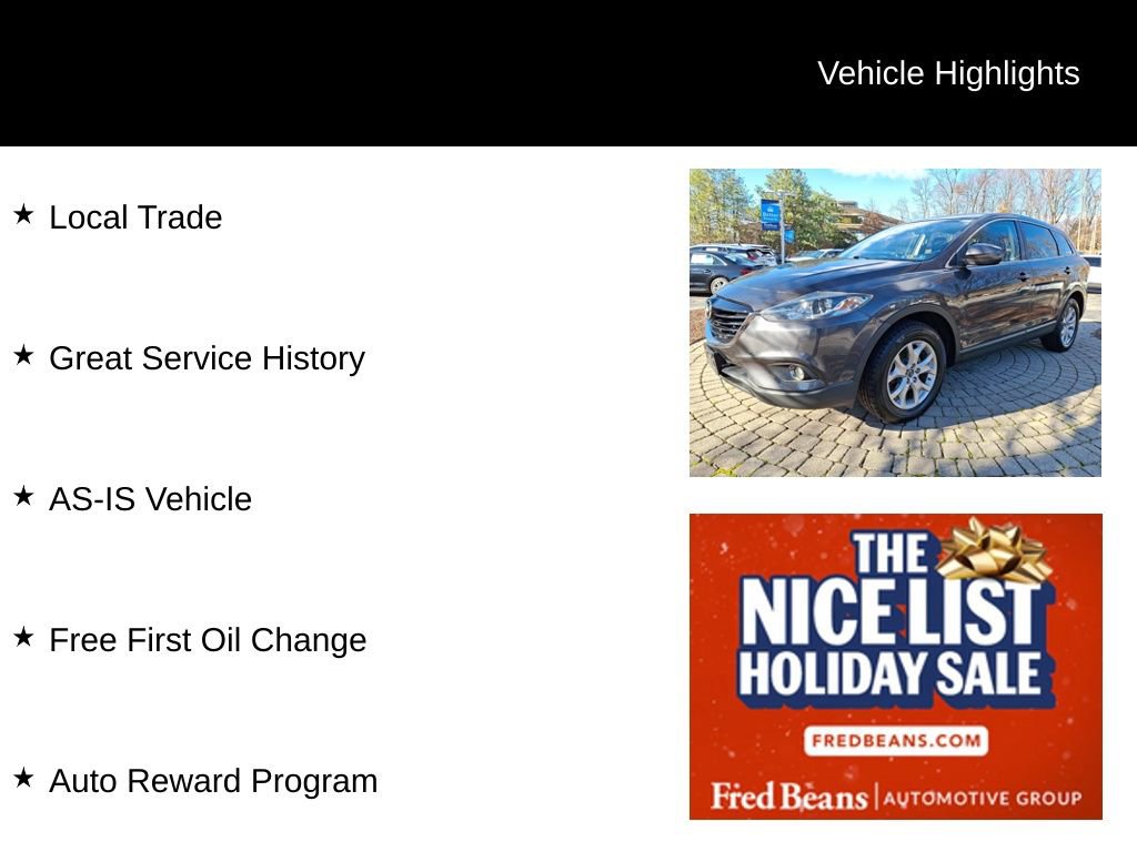 Used 2014 MAZDA CX-9 Touring w/ Touring Technology Package image 3