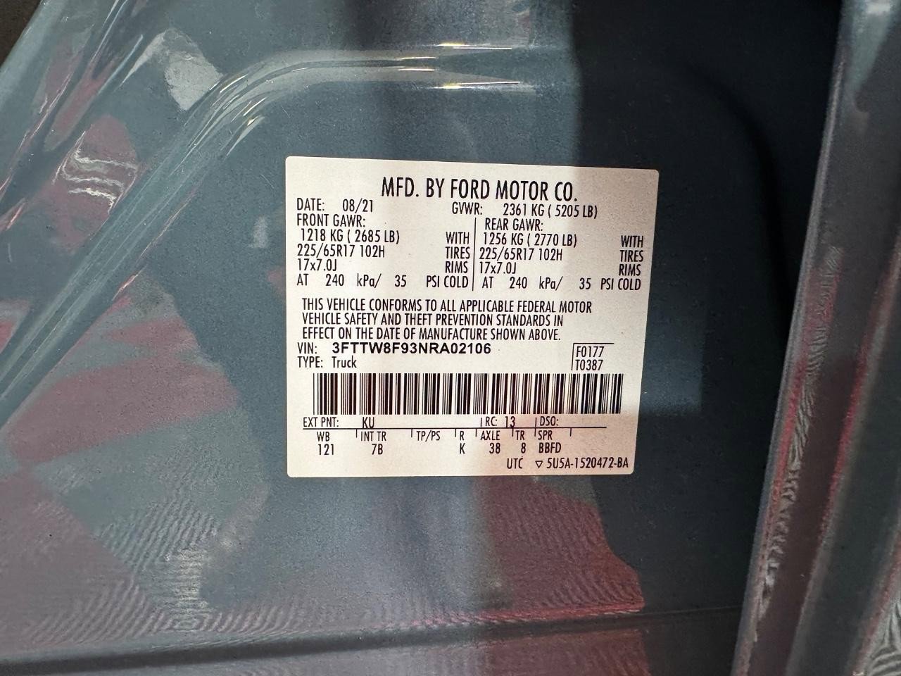 Used 2022 Ford Maverick XLT w/ Equipment Group 300A Standard image 27