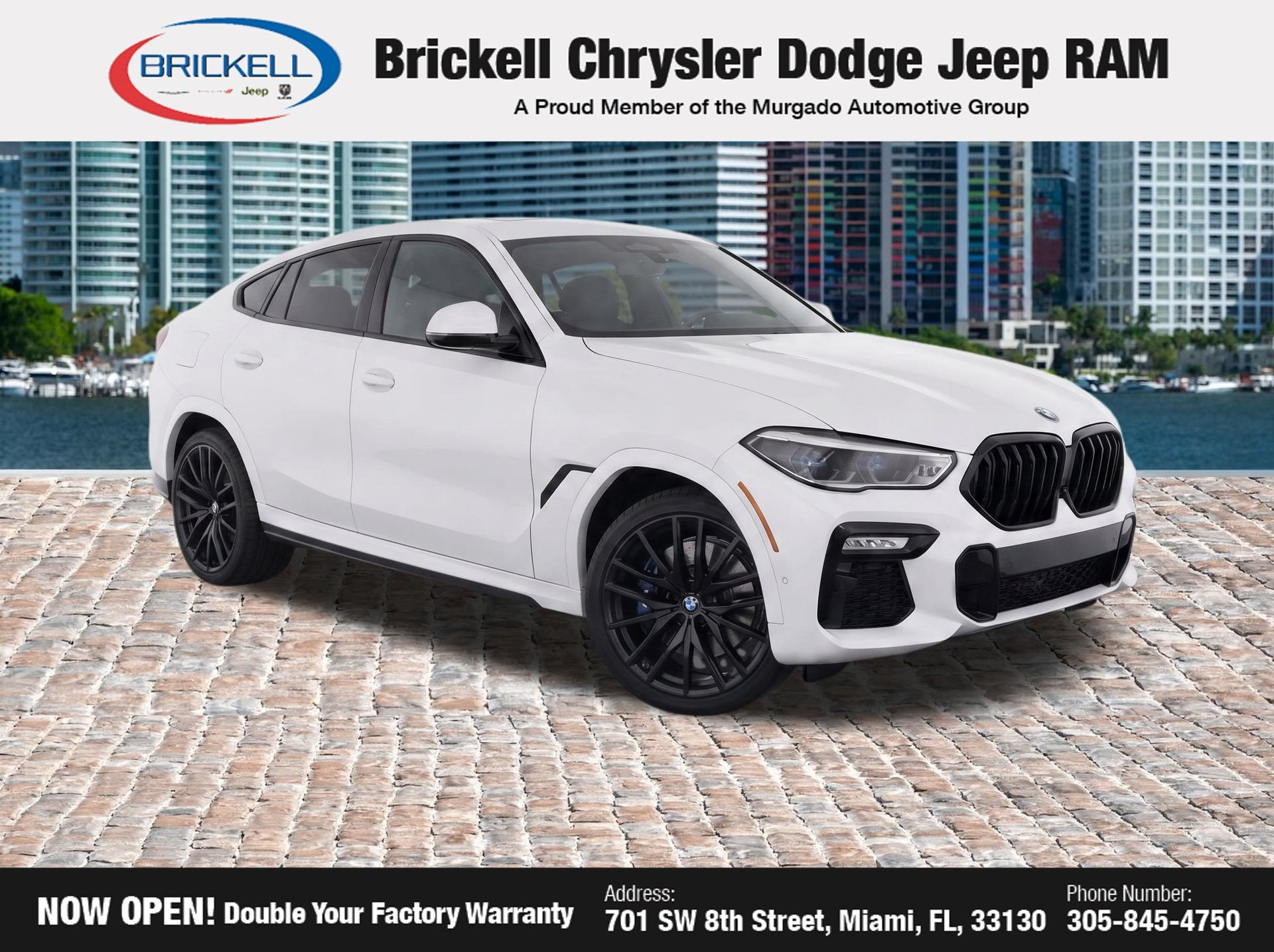 Used 2020 BMW X6 M50i w/ Executive Package AWD/4WD image 2