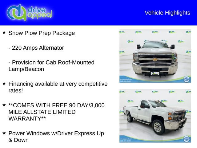 Used 2016 Chevrolet Silverado 2500 W/T w/ WT Convenience Package image 6