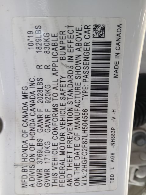 Used 2020 Honda Civic Sport image 16