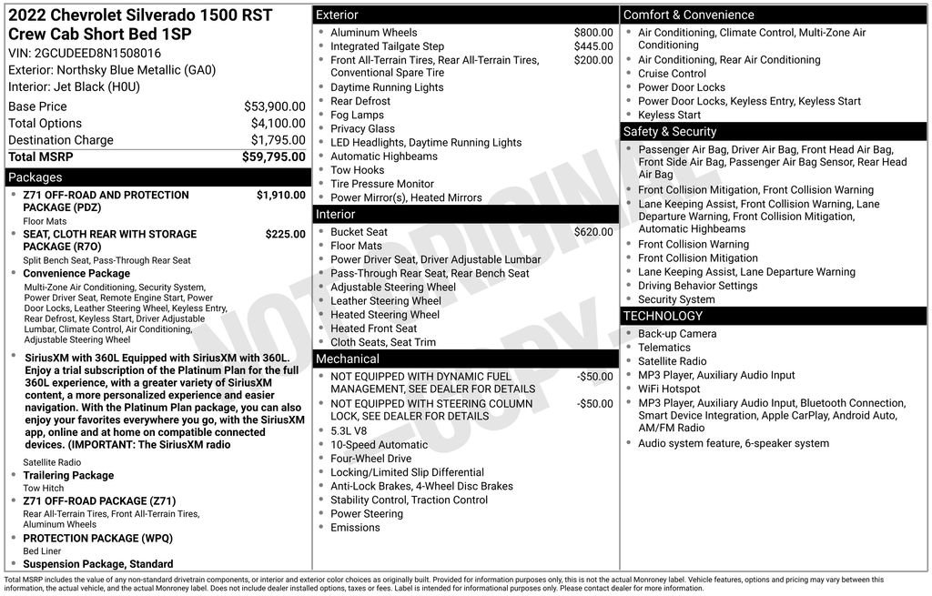 Used 2022 Chevrolet Silverado 1500 RST AWD/4WD image 21