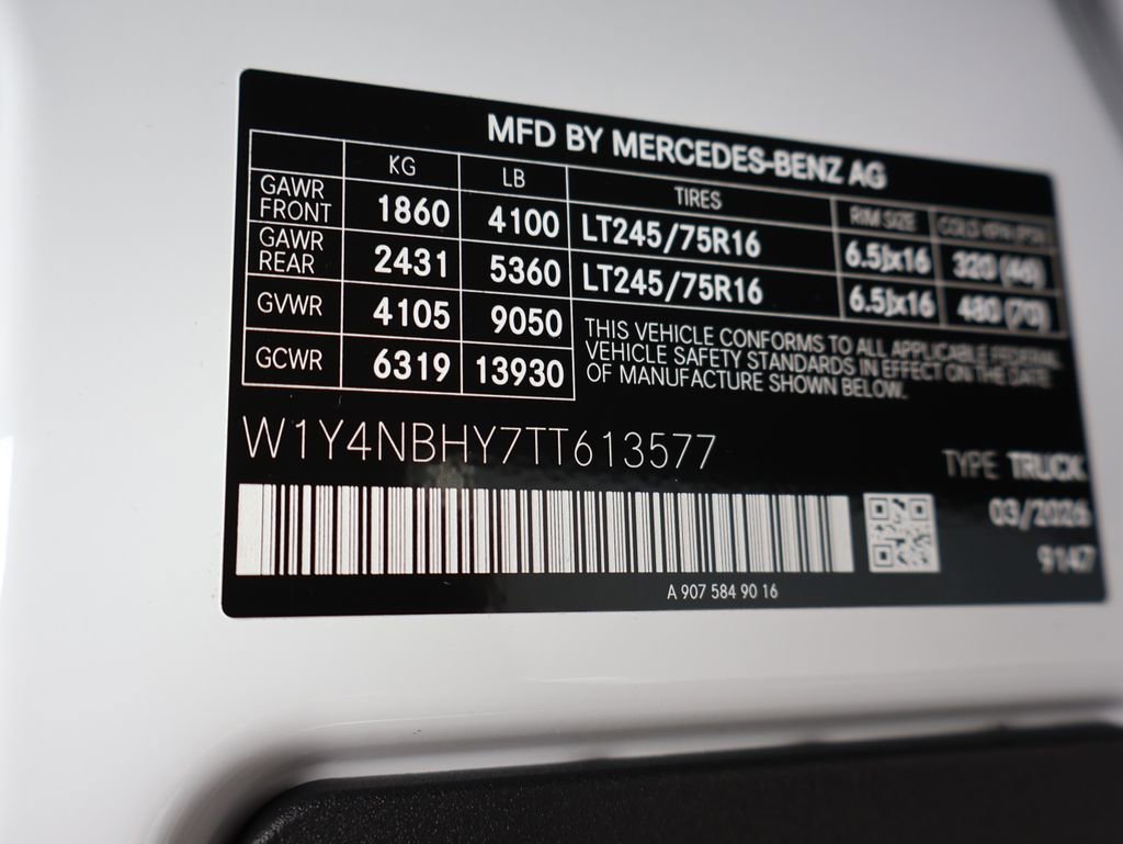 New 2026 Mercedes-Benz Sprinter 144 Cargo image 43