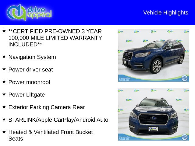 Used 2020 Subaru Ascent Touring AWD/4WD image 12