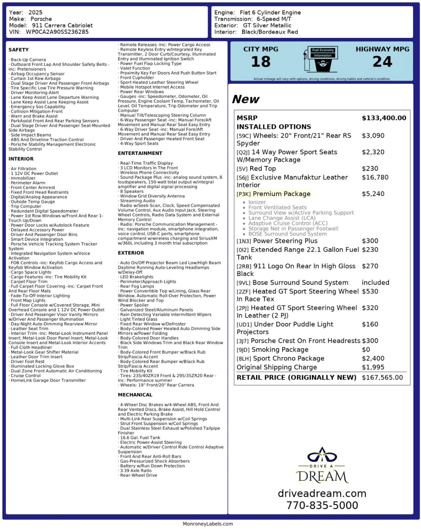 Used 2025 Porsche 911 Carrera RWD image 58