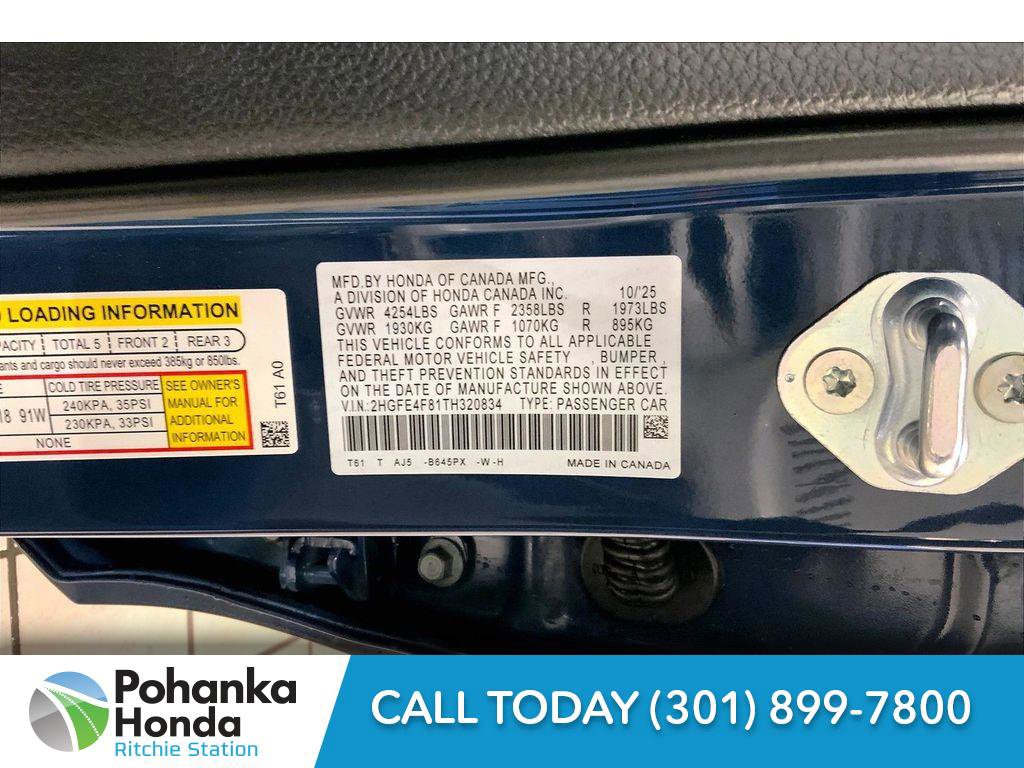 New 2026 Honda Civic Sport Touring image 21