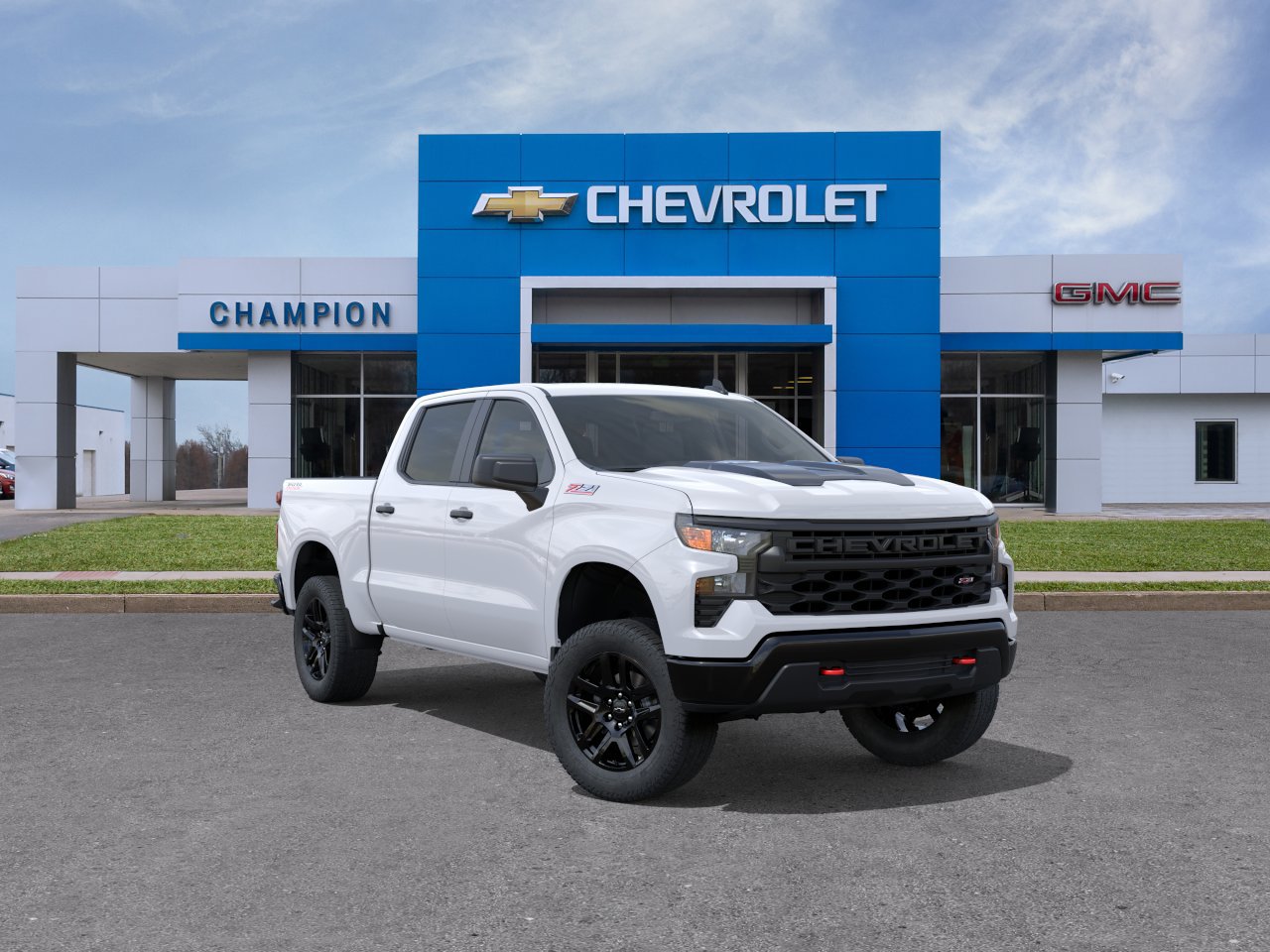 New 2026 Chevrolet Silverado 1500 Custom Trail Boss w/ LPO, Dark Essentials Package