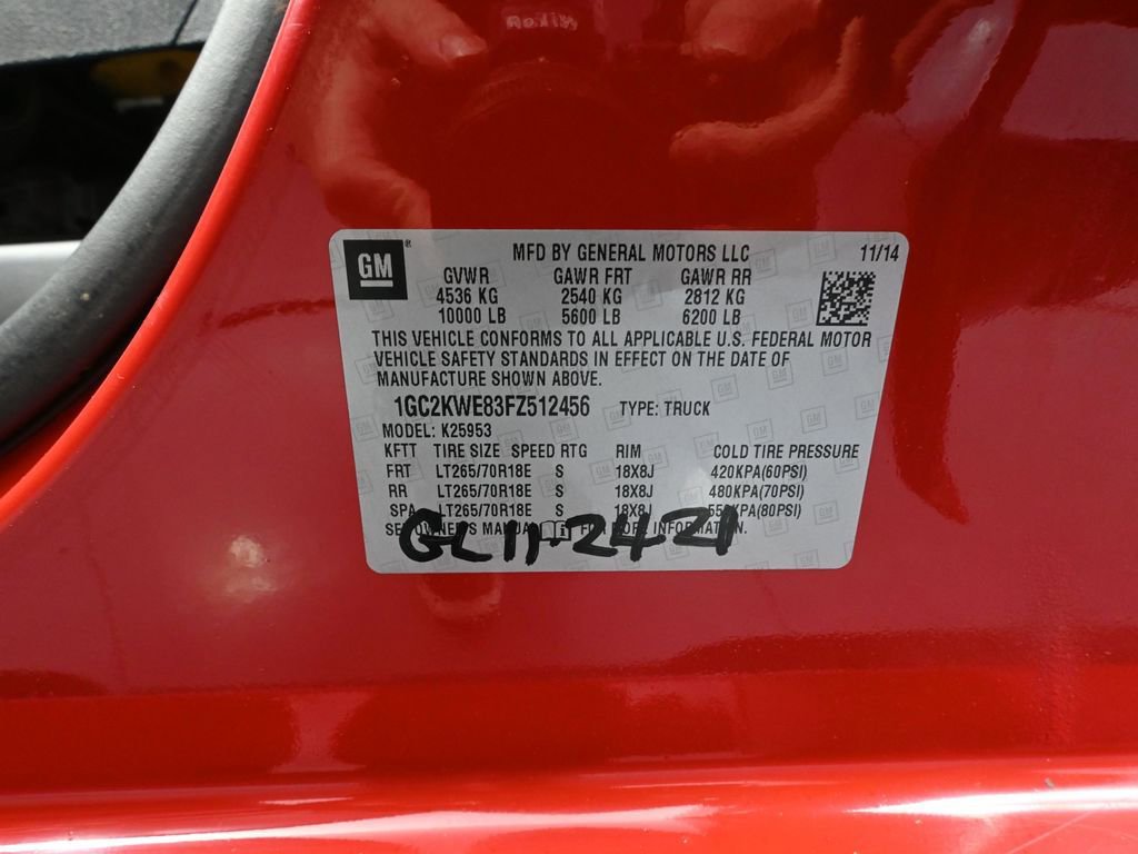 Used 2015 Chevrolet Silverado 2500 LTZ w/ LTZ Plus Package image 55