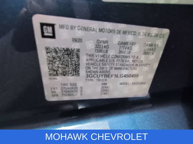Certified 2020 Chevrolet Silverado 1500 Custom w/ Custom Value Package AWD/4WD image 34