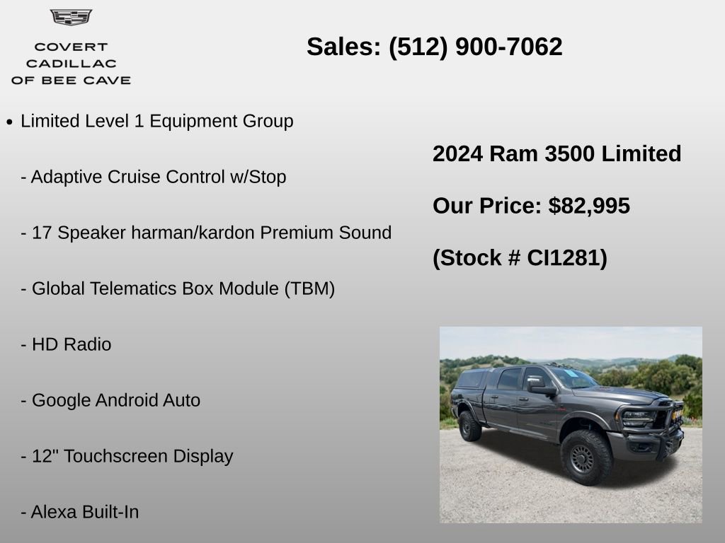 Used 2024 RAM 3500 Limited AWD/4WD image 18