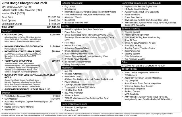 Used 2023 Dodge Charger Scat Pack w/ Plus Group image 31