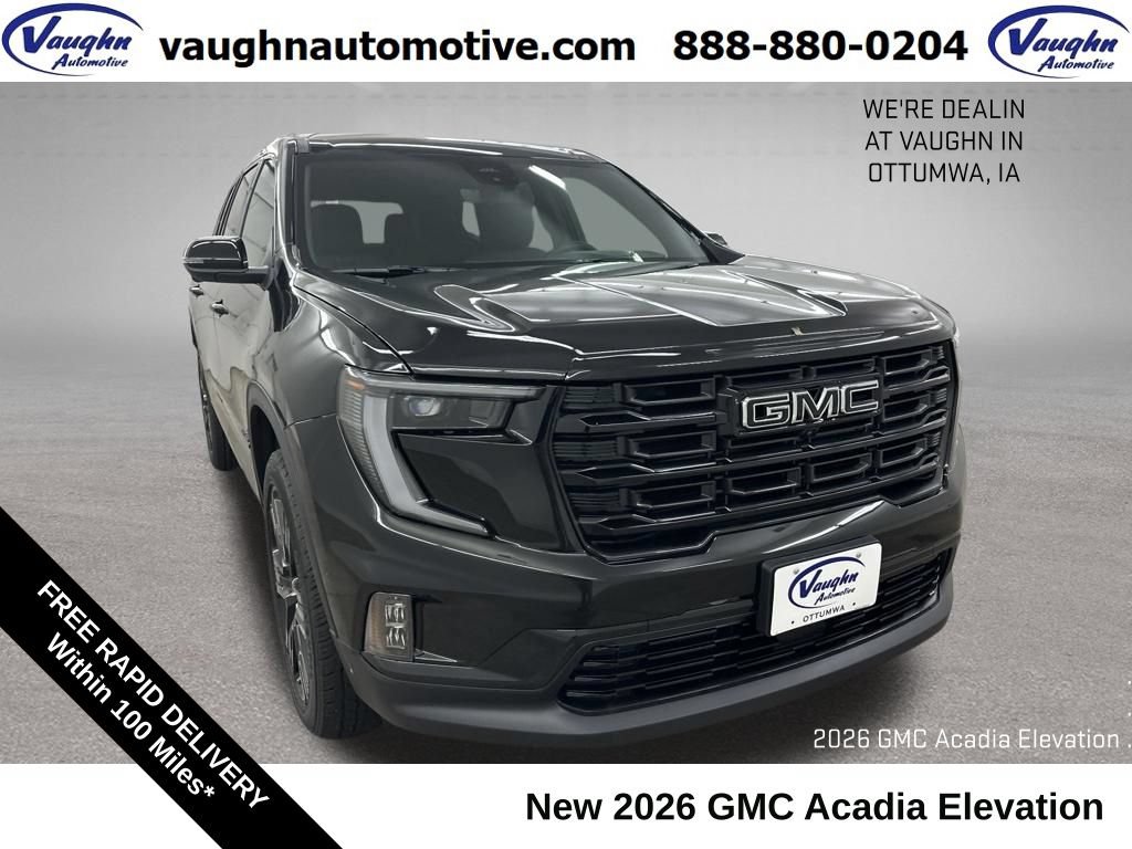 New 2026 GMC Acadia Elevation w/ Black Edition AWD/4WD 360° Tour