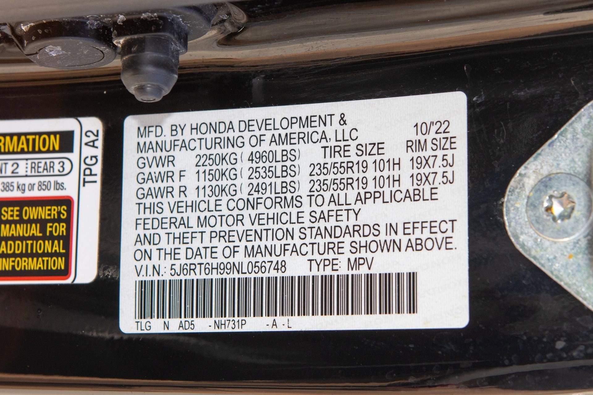 Used 2022 Honda CR-V Touring image 36