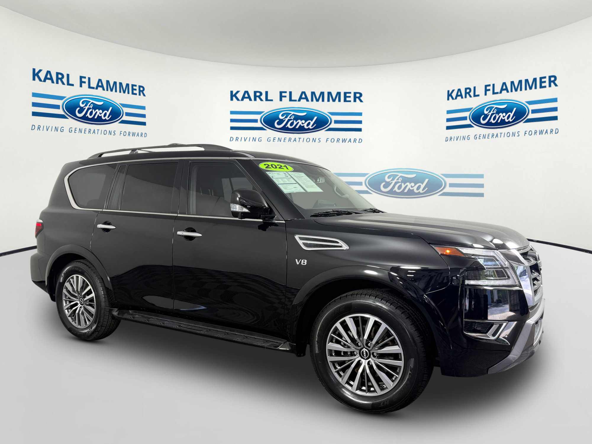 Used 2021 Nissan Armada SL w/ Captain's Chairs Package RWD video 1
