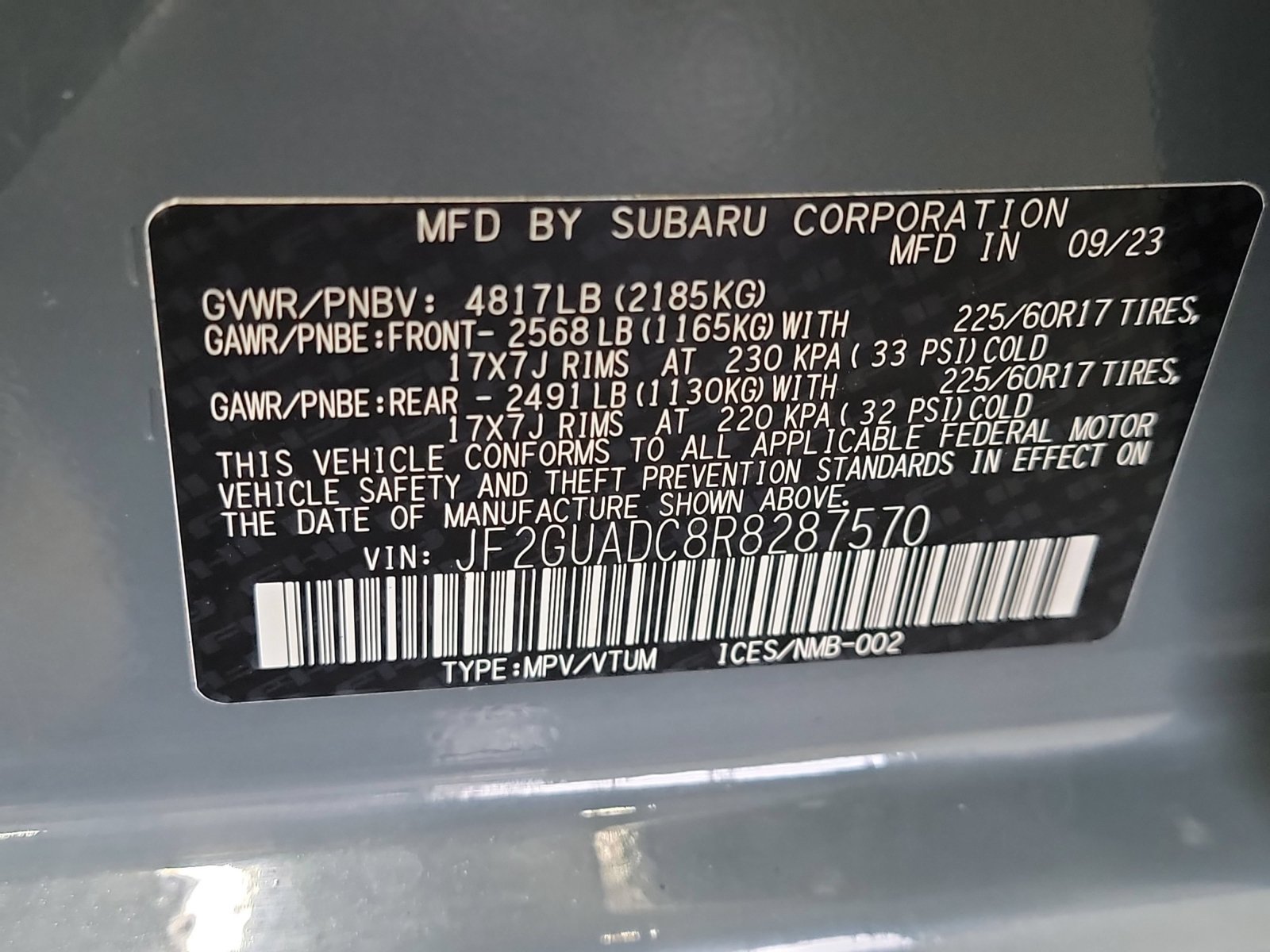 Used 2024 Subaru Crosstrek 2.0i Premium AWD/4WD image 33